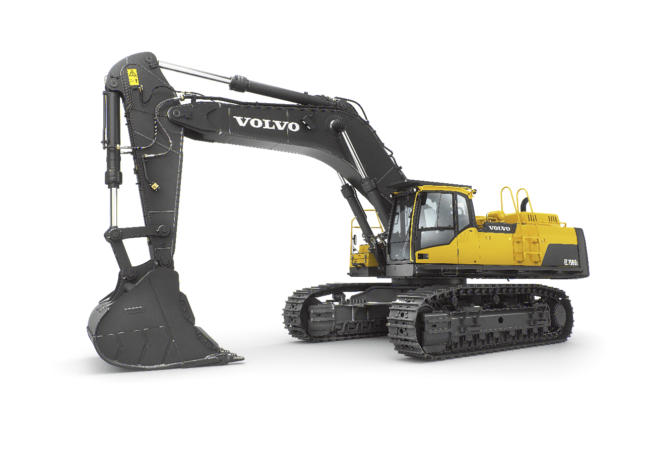 მუხლუხა ექსკავატორი Volvo EC750DL